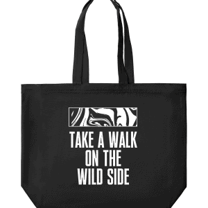 Totebag large wild (black)