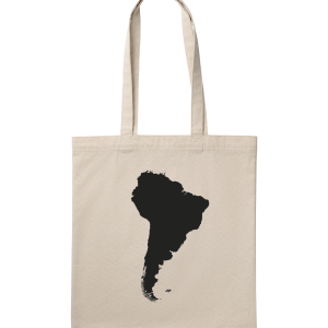 Q-Totebag small South America (white)